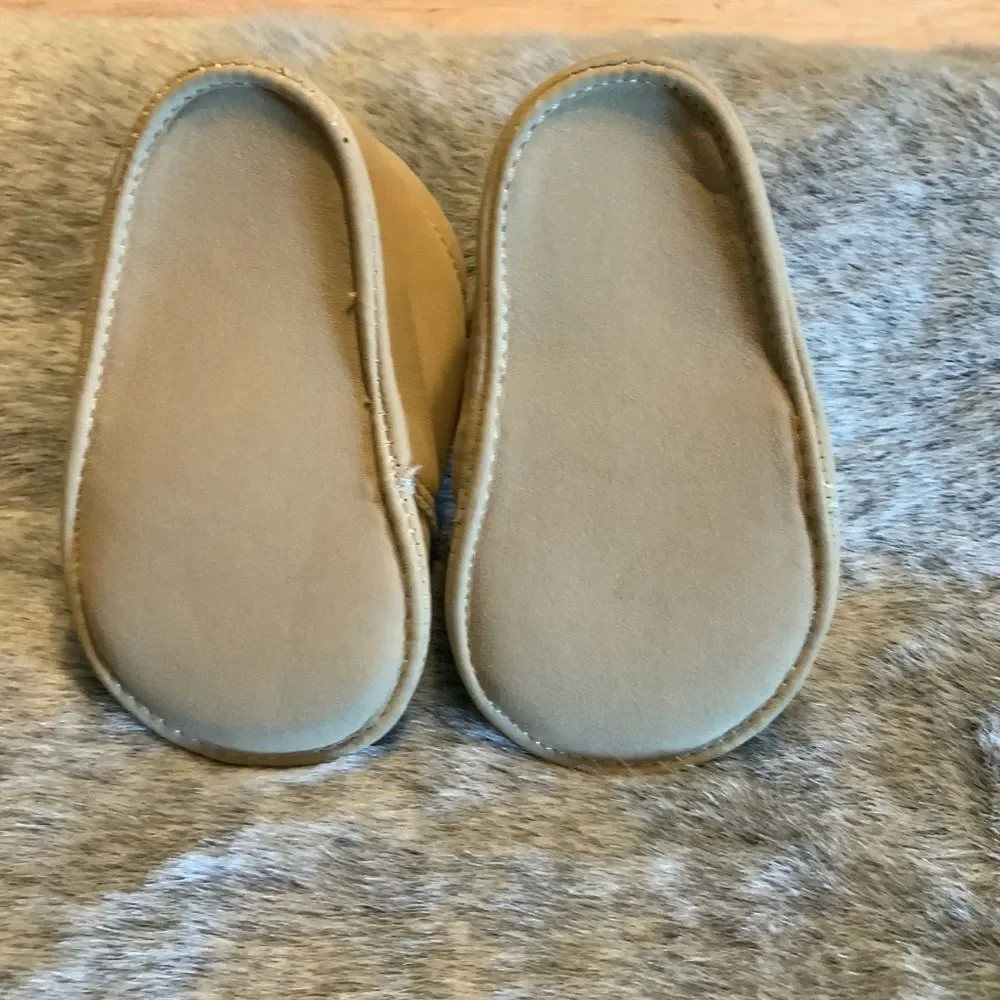 Tan Baby Moccasins